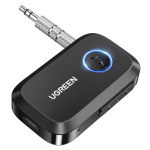UGREEN Bluetooth Auto Autokomponent 15M Side Must Sertifikaat 5.3 Vastuv&otilde;tja, 3,5 mm Vastuv&otilde;tja, SBC/AAC, Heli, AUX, iPhone, Android, Stereo, must