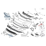 Esip&otilde;rniku liist Mercedes-Benz CLA jaoks (2014-2025) - Mudelid 1188857103, 1188857203 RAMBO