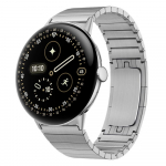 Roostevabast terasest rihm Google Pixel Watch 4 45mm jaoks Meeste metallrihm Google Watch Pixel 3 45mm jaoks Luksuslik k&auml;ev&otilde;ru Tarvikud for Pixel 4 45mm h&otilde;be