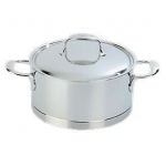Casserole - Demeyere - 41322 Atlantis - 22 cm - 4 l - Inox avec couvercle