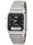 Casio Casio H&otilde;bedane Must Kahe Aja Kell Suurus AQ-230A-1D & - H&otilde;bedane/H&otilde;bedane Digitaalne/Must/&Uuml;ks black