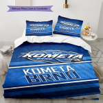 HC Kometa Brno Mustriga Voodipesu, Tekikomplekt Tekikate Padjap&uuml;&uuml;r Kodu S&uuml;nnip&auml;evakingitus (1 * tekikott + 2 * padjap&uuml;&uuml;ri, ilma s&uuml;damikuta) 135x200cm