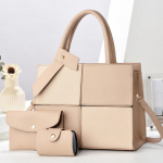 Mitmek&uuml;lgne suure mahutavusega v&auml;rviplokkidega ema-laps k&auml;ekott 30x12x23 cm khaki