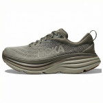 HOKA ONE ONE Bondi 8 Cushioning Slip Resistant Low top Casual Shoes Men's Army Green 1123202SBRL 46
