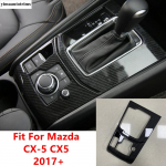 Keskpaneeli k&auml;igukangi paneeli raami dekoratiivne kate sisekujundus Mazda CX-5 CX5 2017 - 2024 jaoks ABS s&uuml;sinikkiust siseaksessuaarid