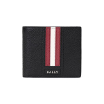Bally Trasai Klassikaline L&uuml;hike Kokkupandav &Auml;riline Tekstuuriga Veisenahast 3-in-1 Rahakott Rahakott Meeste Rahakott Must TRASAI-LT-210 Basic Set (Bag+Dust Bag)