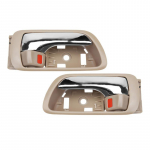 For Toyota Camry 2002-2006 ide Interior Door Handles 2 Pieces- Left& Right, Front Rear Models 92917, 69206-YC030-05 beež