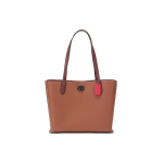 Coach Willow 35 Suure Mahutavusega Nahast T&otilde;mblukuga K&auml;ekott Naiste T&otilde;mblukuga K&auml;ekotid Sadulapruun C0692-V5MBV Basic Set (Bag+Dust Bag)
