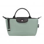 Longchamp Le Pliage Energy Logo Taaskasutatud Kiud Pelmeenikujuline T&otilde;mblukuga Kotike Naiste T&otilde;mblukuga Kotike Roheline 30030HSRM07 Basic Set (Bag)