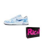 Nike Suure Hobuse Aasta Piiratud V&auml;ljaanne Kulumiskindel Hingav Madala s&auml;&auml;rega Rula Kingad Unisex Valge Sinine 355152-106 39