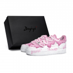 Nike Air Force 1 libisemiskindlad kulumiskindlad madalad rulaketsid Unisex Roosa Valge CW2288-111(Team80-S-BOX) 36.5