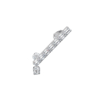 Swarovski Millenia K&otilde;rvar&otilde;ngas &Uuml;ksik, Kaheksakantne L&otilde;ige Imitatsioonikristall, Valge, Roodiumiga Pinnatud Unisex Aksessuaarid 5612670 Shopping Bag,White,F