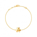 Van Cleef & Arpels Frivole kollektsioon Minilill 18K kullast teemantk&auml;ev&otilde;ru Unisex k&auml;ev&otilde;ru VCARPJMM00 Box,Warranty (2025)