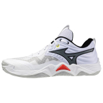 Mizuno Wave Momentum Elite Mugavad Vastupidavad Toetavad Tasakaalustatud V&otilde;rkpallijalatsid Unisex tossud Valge Must V1GA251259 36
