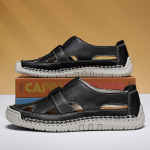 Kvaliteetsed Meeste Sandaalid Nahast Suvised Meeste Mokassiinid V&auml;litingimustes Hingavad Paaride Rannasandaalid Rooma Kingad 36 must