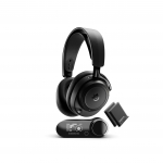 SteelSeries Arctis Nova Elite M&auml;ngupeakomplekt K&otilde;rvaklapid Samaaegne Aktiivne M&uuml;rasummutus &Uuml;hilduv 61661 - Kerge, Juhtmevaba, &Uuml;hendus, must