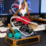 VIIMANE tegevus Hollow Knight: Silksong Anime Kuju PVC Tegevuskuju Kogutav Mudel Hirmutav P&uuml;hade J&otilde;ulukingitus M&auml;nguasi Nukk blue
