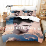 Wincent Weiss Voodipesukomplekt &Uuml;heinimese Twin T&auml;iskasvanu Queen King Suuruses Voodikomplekt T&auml;iskasvanu Laste Magamistuba Tekikotikatted 3D Prindiga Anime Voodilina 135x200cm