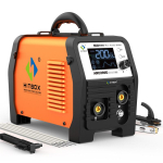 HITBOX 200A elektroodkeevitusseade 3-&uuml;hes MMA/gaasita MIG/Lift TIG keevitusmasin, toetab traadip&uuml;stolit, kahepinge 110/220V inverterkeevitusseade ARC200E