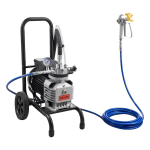 Membraaniga &otilde;huvaba v&auml;rvipihusti, 1800 W T&otilde;hus k&auml;ruga &otilde;huvaba v&auml;rvipihusti, 3300 psi K&otilde;rgsurve, Pikendusvardaga, Puhastusn&otilde;ela ja pintsliga,