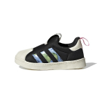 Andr&eacute; Saraiva x Adidas Originals SUPERSTAR 360 Abrasion Resistant Breathable Low top Toddler Shoes Black GY9154 23 black
