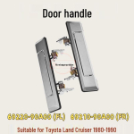 Toyota Land Cruiser 1980-1990 V&auml;line uksek&auml;epide 69220-90A00 Silver Left gray