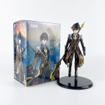19CM Genshin Impact Zhongli Klee Hu Tao Paimon Anime Kuju PVC Tegevuskuju Mudel Skulptuur K&auml;sitsi valmistatud Laua Kaunistus With box