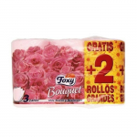 FOXY - Foxy Bouquet V&auml;rviline Tualettpaber 3 Kihti 4 + 2 Rulli