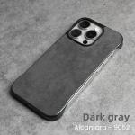 Alcantara raamita &otilde;huke telefoni&uuml;mbris iPhone 16 Pro Max 16 Plus 15 Pro 14 13 jaoks, superauto sama kunstnahast seemisnahk, k&otilde;va kate iPhone 14 Pro tumehall v&auml;rv