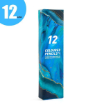 Professionaalne &otilde;lip&otilde;hine v&auml;rvipliiatsite komplekt: 12, 24, 36, 50, 72 V&auml;rvi Joonistamiseks & Graffitiks 3B blue