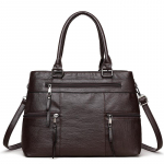 Naiste kandekott k&auml;ekotid PU-nahast mood Hobo &otilde;lakotid reguleeritava &otilde;larihmaga 36cm*15cm*26cm pruun