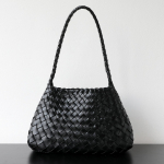Xiaomin kerge luksuslik k&auml;sitsi kootud kott &uuml;lemine kiht veisenahk retro stiil k&ouml;&ouml;giviljadega pargitud nahk ehtne nahk k&auml;eshoitav kaenlakott 32x11x19cm