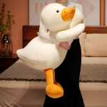 55-100cm Uued hiiglaslikud valged pardikud pehmed m&auml;nguasjad Armsad suured pehmed magamispadjad Kawaii suur hane padi T&auml;idisloom nukk Kodu kaunistus 70-80cm valge