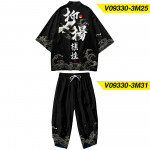 Meeste Cosplay Yukata Topid P&uuml;ksid Hiina stiilis Jaapani t&auml;nava samurai Harajuku kimono &uuml;likond kardigan M