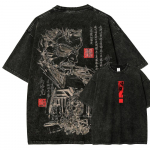 Metal Gear Solid UusMudel Pesitud T-s&auml;rk Anime Armastaja isikup&auml;rane R&otilde;ivad &Uuml;legabariidiline Aastaringselt kantav Unisex kuum toode pehme S