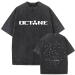 Vintage pestud Don Toliver Octane Tour Album 2026 Logo Merch T-s&auml;rgid Meeste Hip Hop Mood &Uuml;legabariidiline puuvillane T-s&auml;rk Streetwear S mitmev&auml;rviline