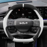 ABCDGC1 Suede Soe Roolikate Uuele KIA Sportage EV3 EV5 EV9 K9 2025 2026 Talveks Soe K&uuml;ttega Autode Siseaksessuaarid