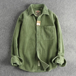 &Uuml;hev&auml;rviline sametine vintage s&auml;rk meestele kevadmood lihtne baas pikkade varrukatega pluus Ameerika stiilis mantlid XXL gray