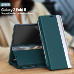 Samsung Galaxy Z Fold8 Kaanenahast Kaan Deluxe Pliiatsihoidjaga Klapp Kooritud Kate Samsung Z Fold 8 jaoks Nahas&otilde;bralik Kaitseraam Funda Galaxy Z Fold 8 roheline
