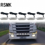 5 tk IP68 Valge Kollane LED Veoauto Scania Esiv&otilde;re tuled DAF v&otilde;re lamp Volvo v&otilde;re lamp Man Benz veoauto v&otilde;re tuled 12v