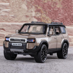 1/32 Toyota 2024 PRADO Land Cruiser Sulamist Auto Mudel Valatud Metall Maastikuautod Auto Mudel Heli ja Valgusega Laste M&auml;nguasi Kingitus pruun