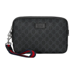 GUCCI l&otilde;uend nahast tualett-kott sidur v&auml;ike meestehall must Basic Set (Bag + Dustproof Bag) must