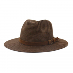 V&auml;ikesed 52-54cm Laste M&uuml;tsid Poistele T&uuml;drukutele Suvine P&auml;ikesekaitse Rannak&otilde;rvem&uuml;tsid V&auml;ljas Puhkus Panama Jazz M&uuml;ts Sombreros De Mujer 52-54CM kids size pruun