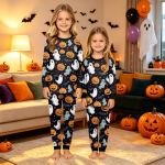 Perele sobiv Halloweeni prindiga koduriiete komplekt: pikkade varrukatega pluus ja p&uuml;ksid t&auml;iskasvanutele ja lastele 8 Years brown