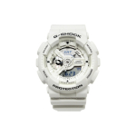 G-Shock Rannateema Valge Samurai Valge Tiiger P&otilde;rutuskindel Magnetiliselt Vastupidav LED-valgustus Kvartsmehhanism Vaikrihm Meeste kellad GA-110MW-7A Regular Watch Box,White Dial