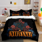 Nirvana Must Lilleline Voodipesukomplekt Voodipesu Tekikoti Komplekt Tekikott Padjap&uuml;&uuml;rid (1* Tekikott 2* Padjap&uuml;&uuml;ri, without tekikate) 135x200cm