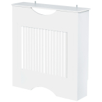 V&auml;rvitud MDF-i radiaatorikate K&uuml;ttekapp Moodne sooniline Kodum&ouml;&ouml;bel Elutuba Magamistuba T&ouml;&ouml;pind Valge 82K x 78L x 19S 78 x 19 x 82 cm