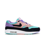 Air Max 1 'Have A Nike Day' (Unisex) Kosmiline lilla / Must / Pleegitatud korallpunased jooksujalatsid BQ8929 500 40.0