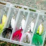 Kalap&uuml;&uuml;k Jig Metal Jig P&uuml;&uuml;gilandid Plii konks Laser Kere Kunstlik vurr s&ouml;&ouml;t Jigging Lusikas Lant 5pcs mitmev&auml;rviline