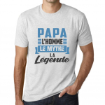 5 Papa Meeste T-s&auml;rk Myth Legend t-s&auml;rk Papa Tees&auml;rk Papa Bear XS valge suitsuv&auml;rv